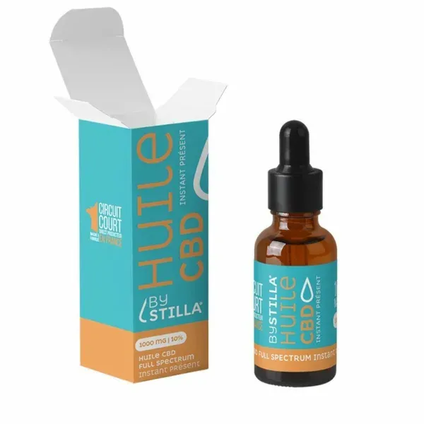 Huile CBD Full Spectrum 10% Instant présent 10mL - BY STILLA