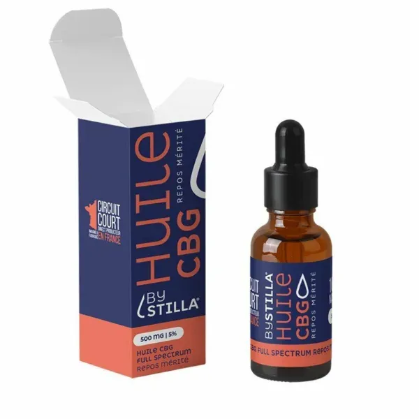 Huile CBG Full Spectrum 10% Repos Mérité 10mL - BY STILLA