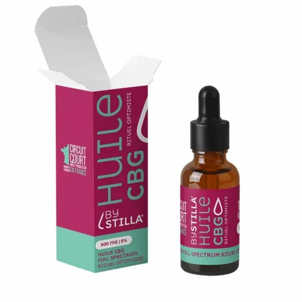 Huile CBG Full Spectrum 05% Rituel optimiste 10mL - BY STILLA