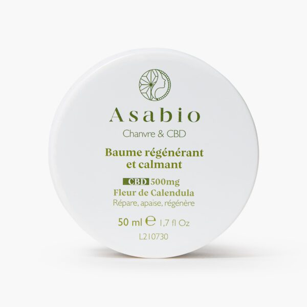 Baume CBD Régénérant et Calmant 50ml - ASABIO