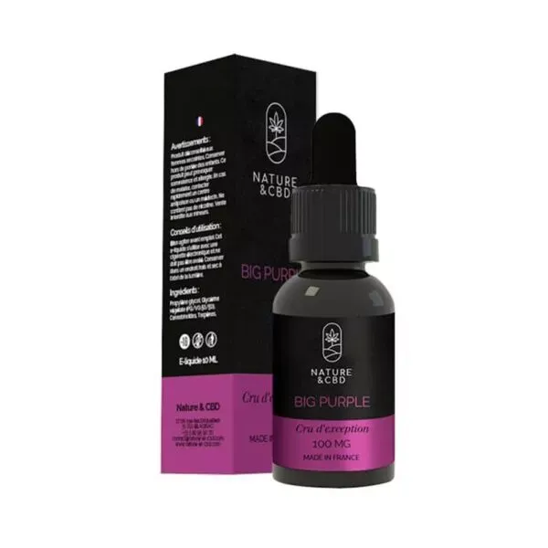 E-Liquide CBD Big Purple - NATURE & CBD