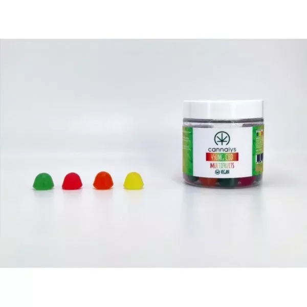 Bonbons Mous Vegan Multi-Fruits CBD - CANNALYS