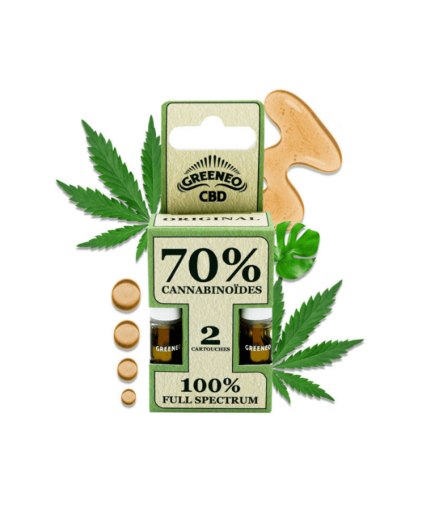 Cartouches CBD Original 70% - GREENEO