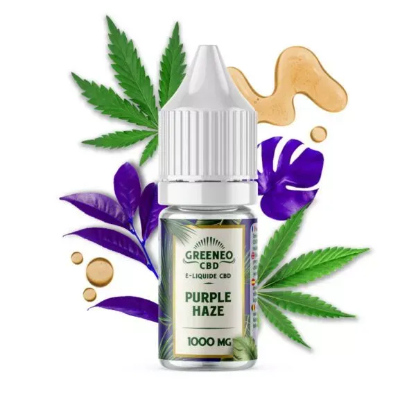 E-Liquide CBD Purple Haze 10ml - GREENEO