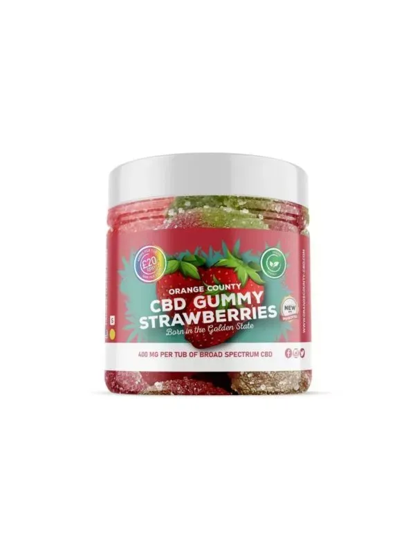 Gummy CBD Strawberries - ORANGE COUNTY