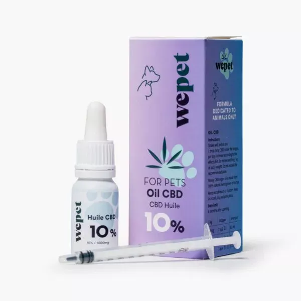 Huile de CBD 10% pour Animaux - WEPET