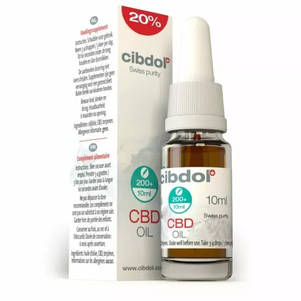 Huile au CBD 20% 2000mg Cibdol pas cher