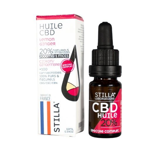 Huile CBD 20% Lemon/Ginger-2000mg STILLA® Full spectrum