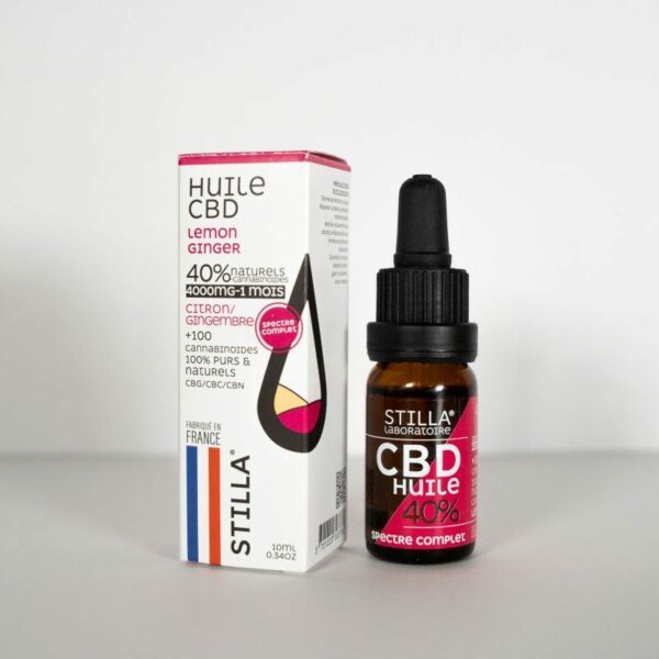 Huile CBD 40% Lemon / Ginger 4000mg STILLA® Full spectrum