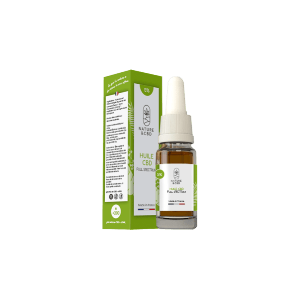 Huile CBD 05% Full Spectrum 10mL - NATURE & CBD