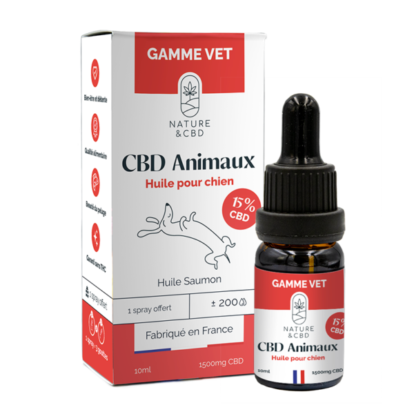 Huile CBD Chien 15% - NATURE & CBD