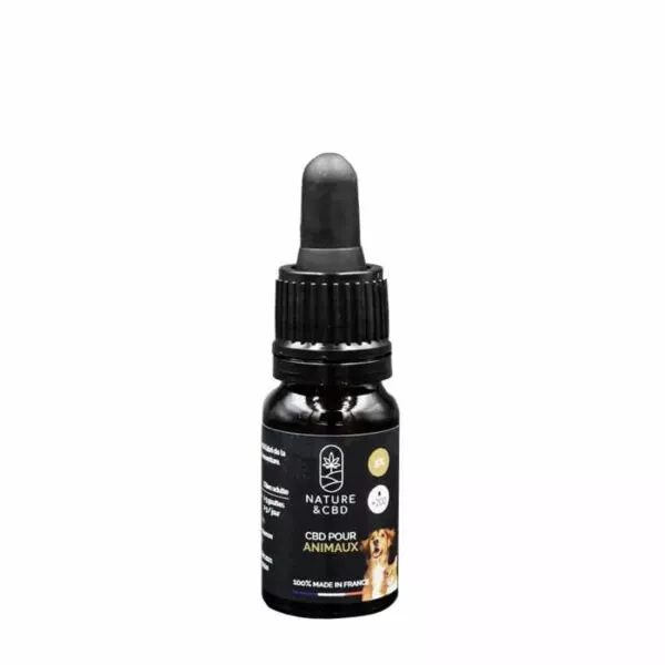 Huile CBD pour Animaux - 10ml- NATURE & CBD