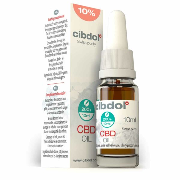 Huile de CBD 10% 1000mg de Cibdol pas cher