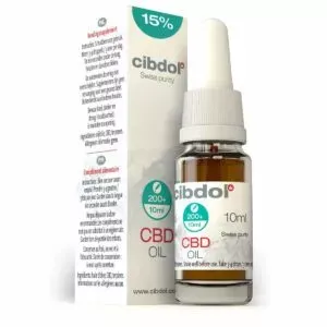 Huile de CBD 15% 1500mg de Cibdol pas cher