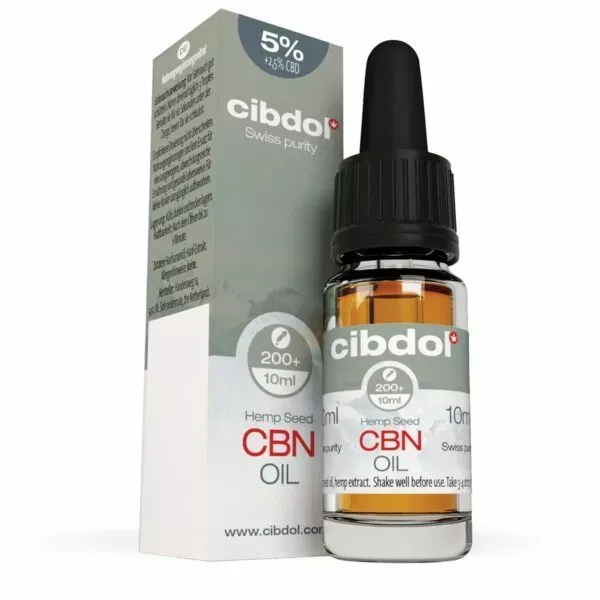 Huile au CBN 5 % et CBD 2.5 % - CIBDOL