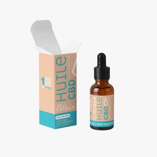 Huile CBD MCT Full Spectrum 30% Nature 10mL - BY STILLA