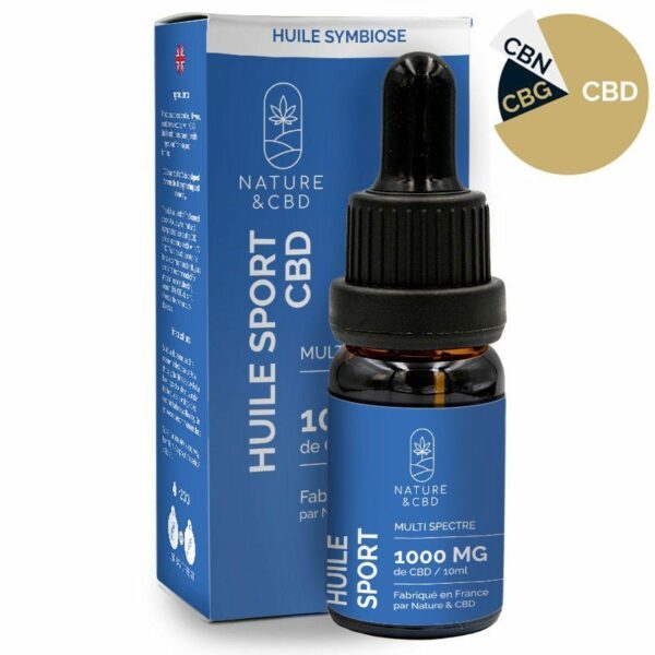 Huile CBD CBG CBN Sport 10mL - NATURE & CBD