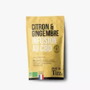 Infusion bio au CBD Gingembre Citron Rest In Tizz pas cher