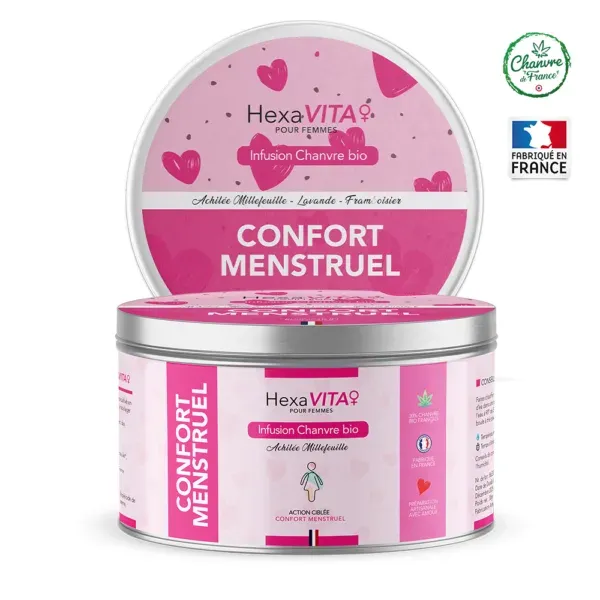 Infusion CBD Confort Menstruel 30% Bio - HEXA3