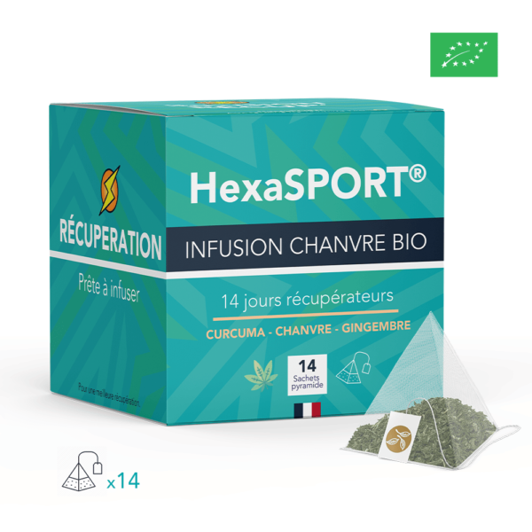 Infusion Chanvre Bio Récup' sachets - HEXA3