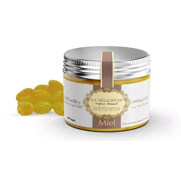 Les Petites Pastilles Miel CBD x30 - LA DELICIEUSE