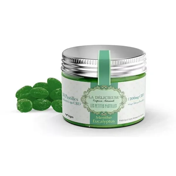 Les Petites Pastilles CBD Menthe Eucalyptus x30 - LA DELICIEUSE