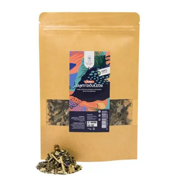 Tisane CBD L'Anti Douleur - NATURE & CBD